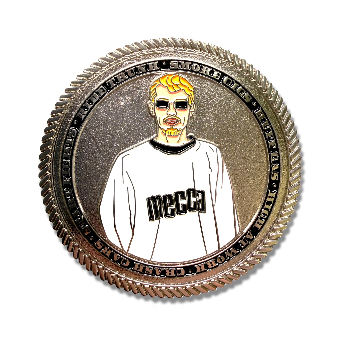 The Queeber/Bryan Duality of Man Challenge Coin