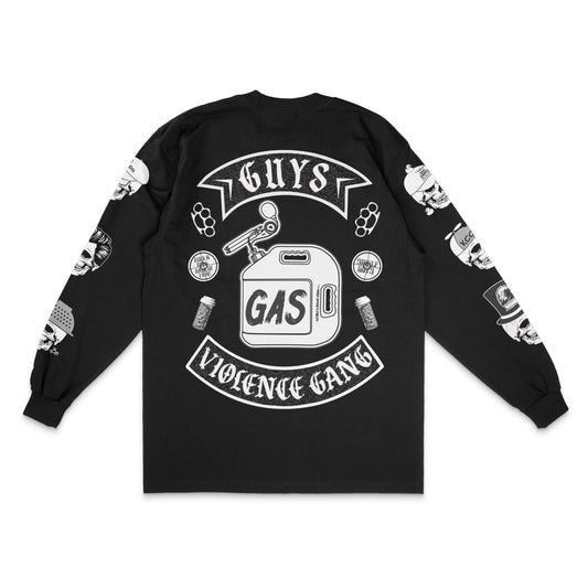 Violence Gang Long Sleeve Tee - Black