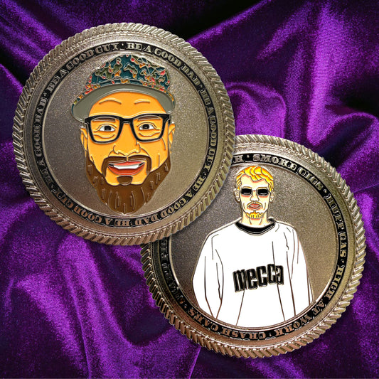 The Queeber/Bryan Duality of Man Challenge Coin